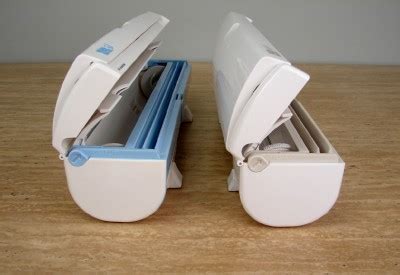 QVC Set of 2 WrapMaster Plastic Wrap & Aluminum Foil Dispensers WHITE #10