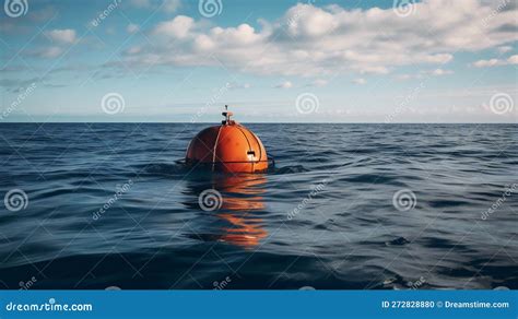 Buoy Floating in Sea, Creative Digital Illustration, Nature, Sea ...