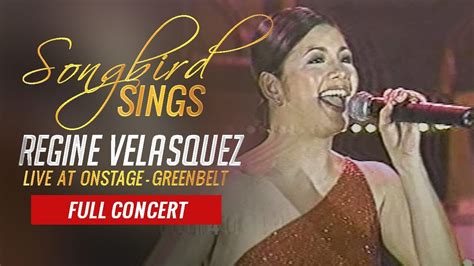 SONGBIRD SINGS (Full Concert) - Regine Velasquez - YouTube