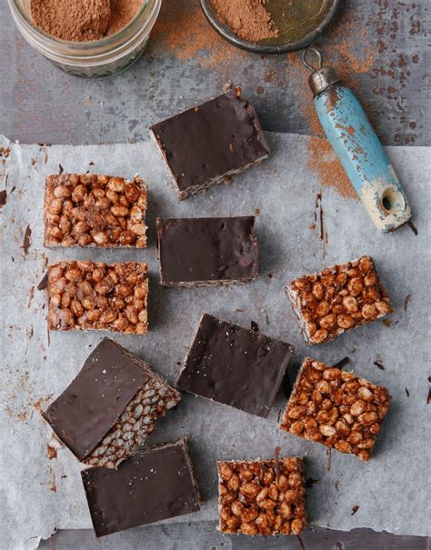 Quick and Easy Chocolate Crackle Slice ~ Wholefood Simply | Chocolate ...