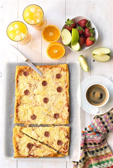 Sheet Pan Crescent Roll Pizza Recipe for Breakfast