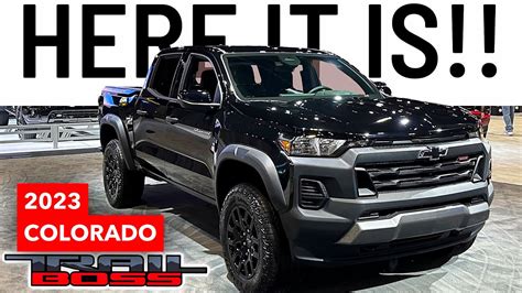 CHECK THIS OUT!! The ALL new 2023 Chevrolet Colorado TrailBoss! - YouTube