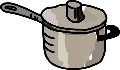 Saucepan, illustration, vector on white background. 13719662 Vector Art ...