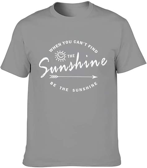 Summer Men's T-Shirt Fun Quote Sunshine Arrow Print Adult Outfit Tank Tops: Amazon.co.uk: Clothing