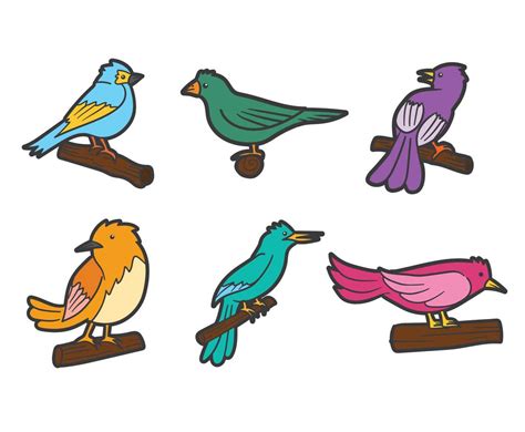 Cartoon Birds Vector Vector Art & Graphics | freevector.com