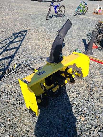 john deere snow blower attachment - Dixon's Auction at Crumpton