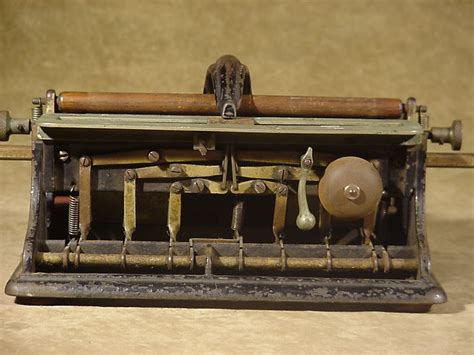 ANTIQUE HALL BRAILLE TYPEWRITER ONE OF THE FIRST 100 PRODUCED EVER ...