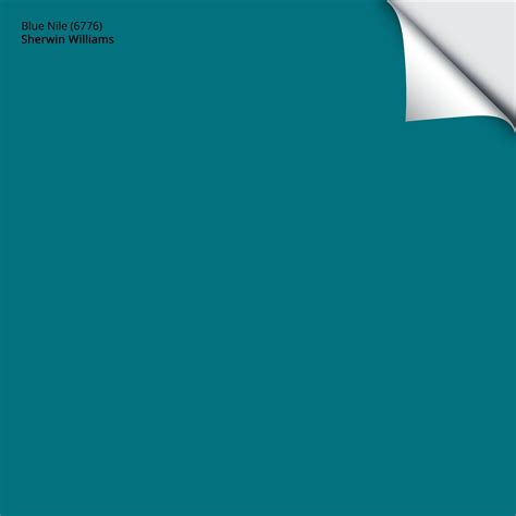 Blue Nile (6776) | Sherwin-Williams | Samplize Peel and Stick Paint Sample | Teal paint color ...