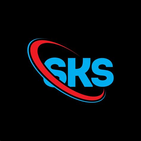 SKS logo. SKS letter. SKS letter logo design. Initials SKS logo linked with circle and uppercase ...