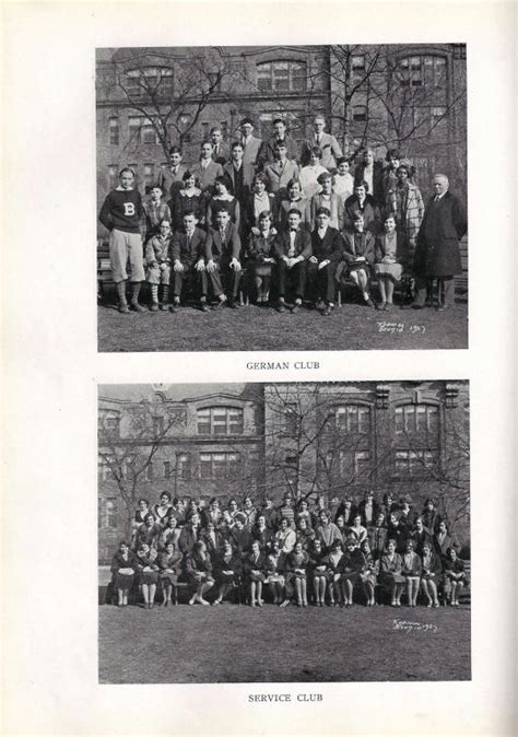 Barringer High School - German Club, Service Club - 1927 Yearbook ...