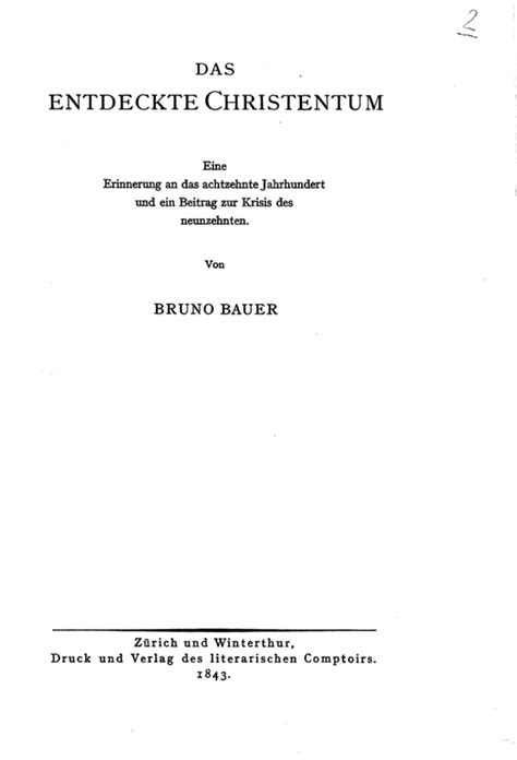 Bruno Bauer’s “Christianity Exposed” now open access – Vridar