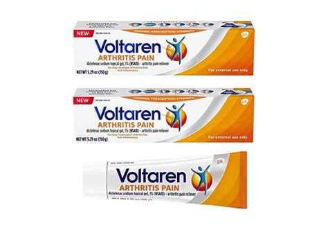 Voltaren Topical Arthritis Pain Relief Gel Multi Pack Ingredients and Reviews