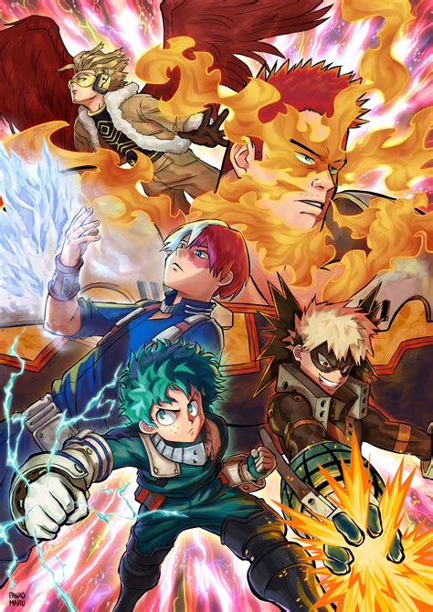 ArtStation - My Hero Academia - poster fanart