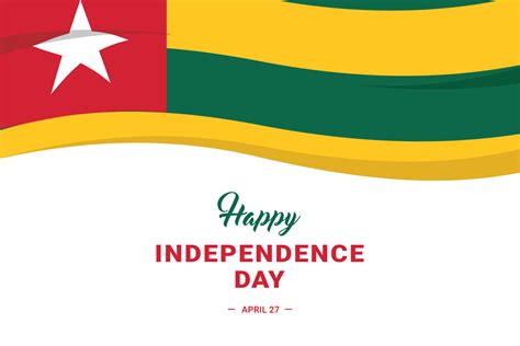 Togo Independence Day 7265706 Vector Art at Vecteezy