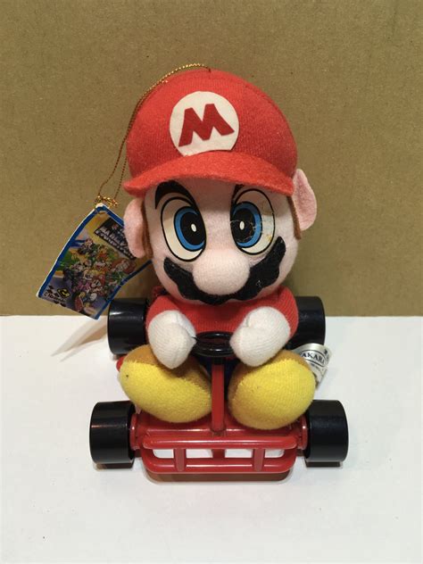 Super Mario Kart Plush Toy Mario Takara 1993 Nintendo Vintage Figure