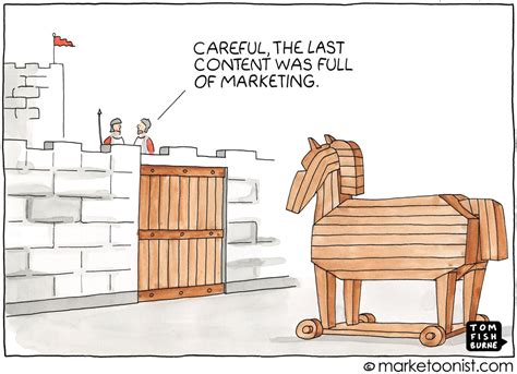 trojan horse marketing - Marketoonist | Tom Fishburne