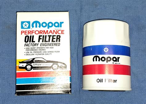 FOR SALE - NOS Mopar Performance Oil Filter | For E Bodies Only Mopar Forum