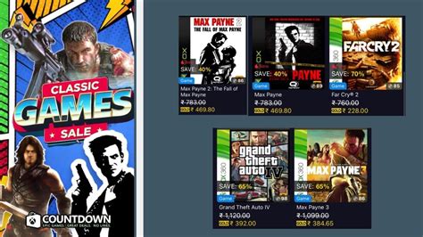 Classic Xbox Games - Countdown Sale : r/XboxIndia