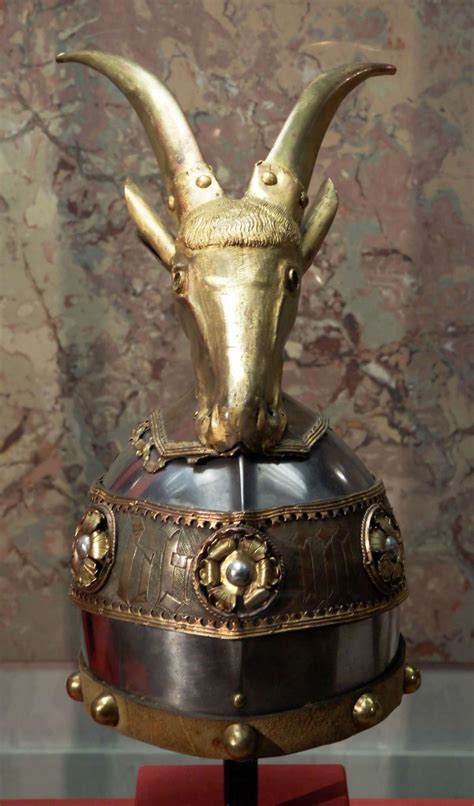 The Helmet of Skanderbeg, who first united the tribes of Albania against the Ottoman Turks in ...