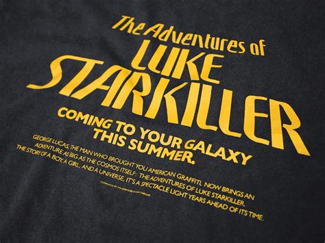 THE ADVENTURES OF LUKE STARKILLER - VINTAGE T-SHIRT | Last Exit to Nowhere