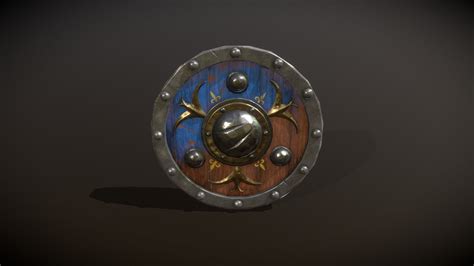 Medieval War Shield - 3D model by fredboussada [fd63749] - Sketchfab