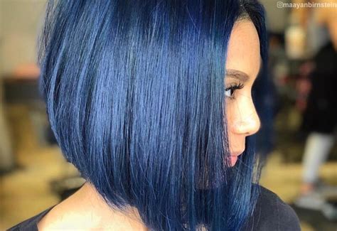 How to Get a Blue Black Hair Color – Tips for Bleaching, Dyeing ...