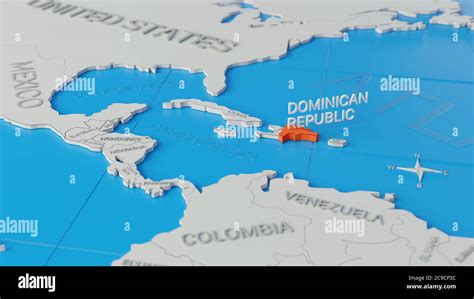 República Dominicana destacó en un mapa mundial 3D simplificado en ...