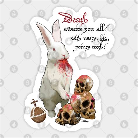 Killer Rabbit of Caerbannog - Killer Rabbit Of Caerbannog - Sticker | TeePublic