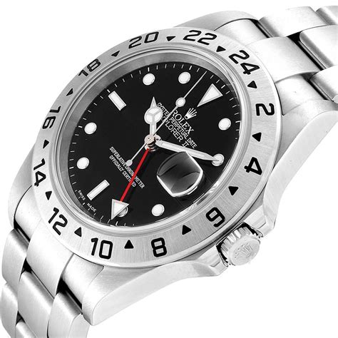 Rolex Explorer II 40 Black Dial Automatic Steel Mens Watch 16570 | SwissWatchExpo