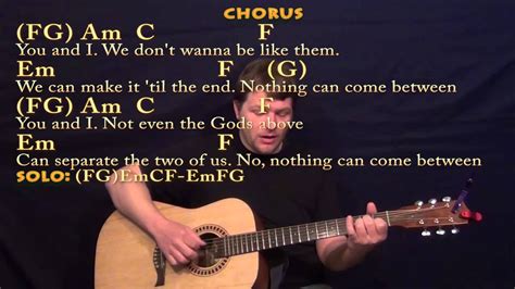 You and I (One Direction) Guitar Fingerstyle Cover Lesson in C with Chords/Lyrics - YouTube