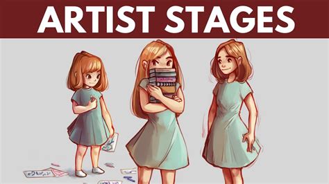 Stages of Being an Artist - My Art Journey (So Far) - YouTube