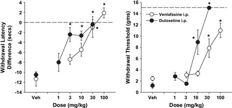 The dual serotonin and norepinephrine reuptake inhibitor duloxetine was... | Download Scientific ...