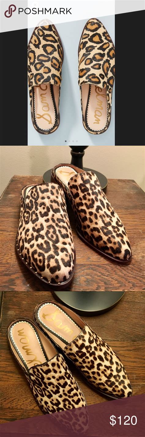 NEW Sam Edelman Leopard Print Lewellyn Mule Slide | Sam edelman shoes, Sam edelman, Leopard print