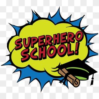 Morley Library - Superhero School Logo, HD Png Download - 1875x1677 ...