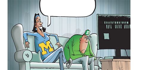 U-M vs. MSU football cartoon caption contest winner