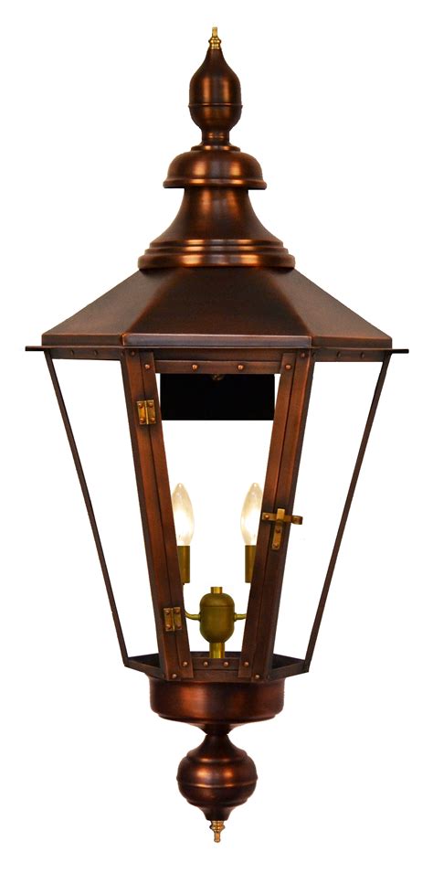 Eslava Street Gas or Electric Copper Lantern The CopperSmith