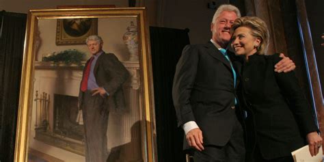 Bill Clinton's Portrait Includes A Nod To Monica Lewinsky, Painter Says ...