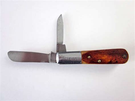 VINTAGE BARLOW POCKET KNIFE-2 BLADES WITH DELRIN HANDLES | eBay