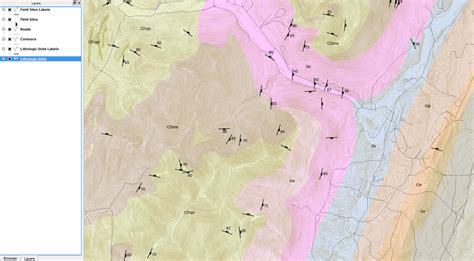 Creating Geologic Maps in QGIS: Strike and Dip Symbols — John Van Hoesen