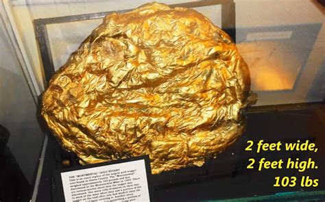 The Largest Gold Nugget Ever Found in California - Geology In