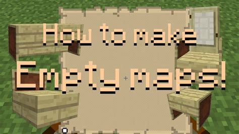 How to make an item frame bigger (how to make an empty map) - YouTube