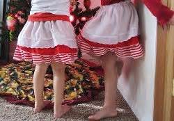 Ruffly Bustle Skirts | AllFreeChristmasCrafts.com