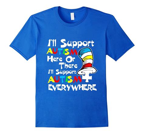 Funny Ill Support Autism Here or There Autism T-shirt-CD – Canditee