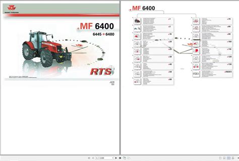 Massey Ferguson 6445 to 6480 Parts Manual 3378413M1 PDF