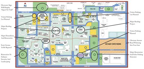 Fresno State Campus Map - Printable Map