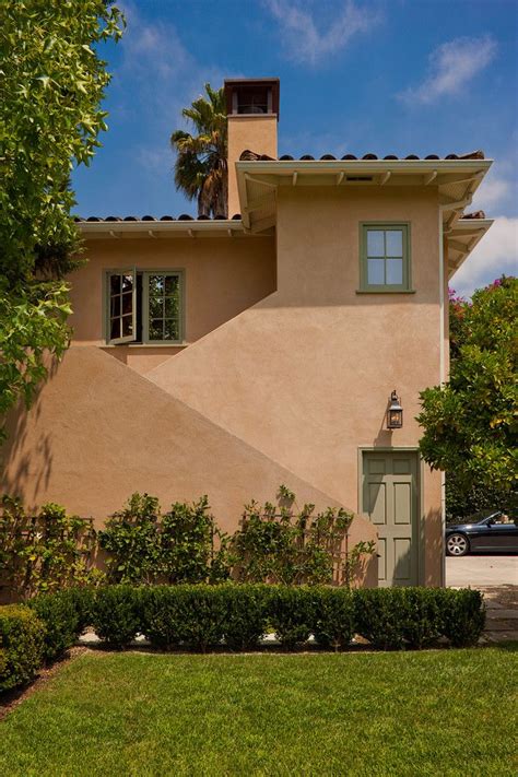 Marvelous-Stucco-Colors-trend-Los-Angeles-Mediterranean-Exterior-Image-Ideas-with-front-entrance ...