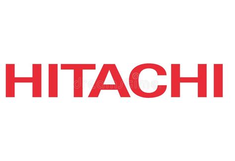 Hitachi Logo editorial stock photo. Illustration of available - 129286923