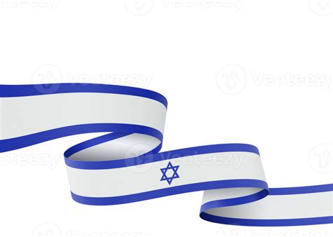 Israel flag design national independence day banner element transparent background png 11346138 PNG