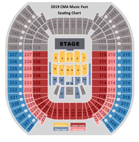 Cincinnati Music Festival Seating Chart