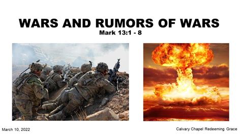 Wars and Rumors of Wars - Logos Sermons